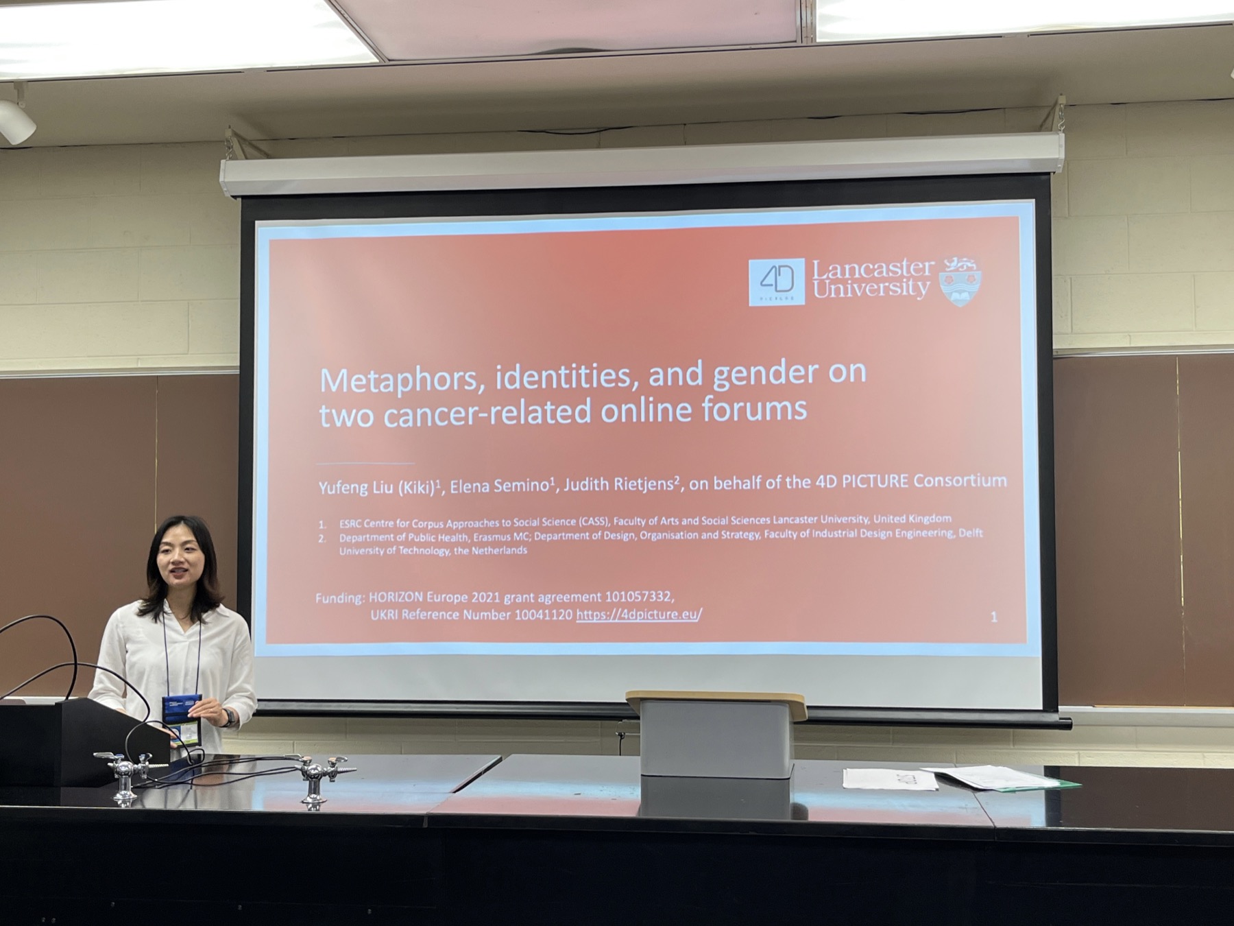 Metaphors, identities and gender in online interactions about cancer · Researching and Applying Metaphor Conference, 2025